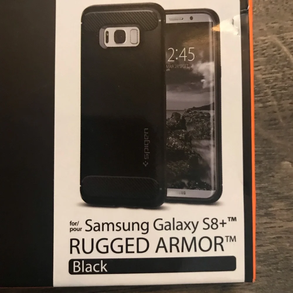 Spigen Rugged‎ Armor Galaxy S8+ Case NIB